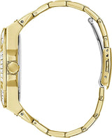 Guess Zeus Diamonds Gold Dial Gold Steel Strap Watch for Men - GW0209G2 Buy Now By Guess