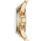 Michael Kors Bradshaw Chronograph White Dial Gold Steel Strap Watch For Women - MK6266 Buy Now By Michael Kors