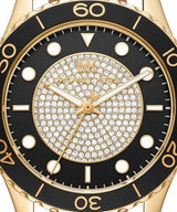 Michael Kors Runway Quartz Black Dial Brown Leather Strap Watch For Women - MK6979 Buy Now By Michael Kors