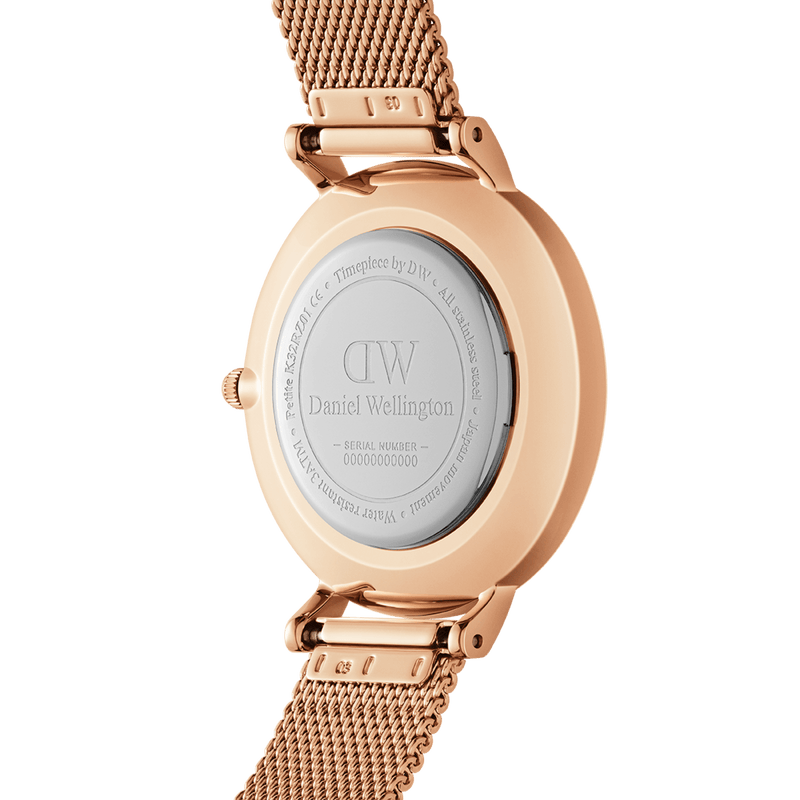 Daniel Wellington Petite Amber Brown Dial Gold Mesh Strap Watch For Women - DW00100476 Buy Now By Daniel Wellington