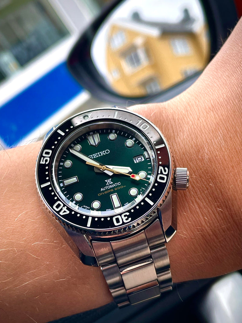 Shop Seiko Prospex 140th Anniversary Limited Divers Green Dial Silver Steel Strap Watch For Men - SPB207J1 in USA