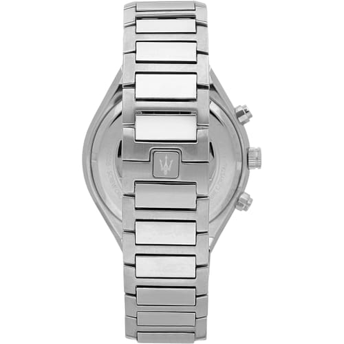 Maserati Stile Chronograph Black Dial Silver Steel Strap Watch For Men - R8873642010 Buy Now By Maserati