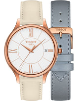 Tissot T Lady Bella Ora Round White Dial Beige Leather Strap Watch For Women - T103.210.36.018.00 Buy Now By Tissot