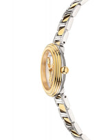 Versace Virtus Quartz White Dial Two Tone Steel Strap Watch For Women - VET300721 Buy Now By Versace