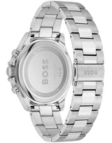 Hugo Boss Troper Chronograph Blue Dial Silver Steel Strap Watch For Men - 1514057 Buy Now By Hugo Boss