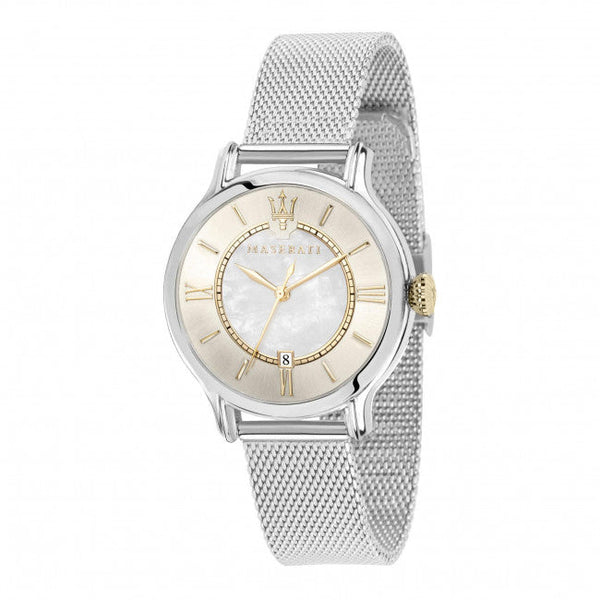 Maserati Epoca Mother of Pearl Dial Silver Mesh Strap Watch For Women - R8853118504 Buy Now By Maserati