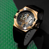 Maserati Potenza Automatic Rose Gold Dial Black Leather Strap Watch For Men - R8821108002 Buy Now By Maserati