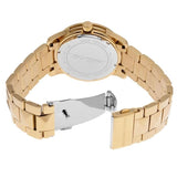 Michael Kors Runway Three Hand Green Dial Gold Steel Strap Watch For Women - MK7390 Buy Now By Michael Kors