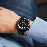 Seiko 5 Sport Automatic Black Dial Black Silicone Strap Watch For Men - SRPD65K3 Buy Now By Seiko