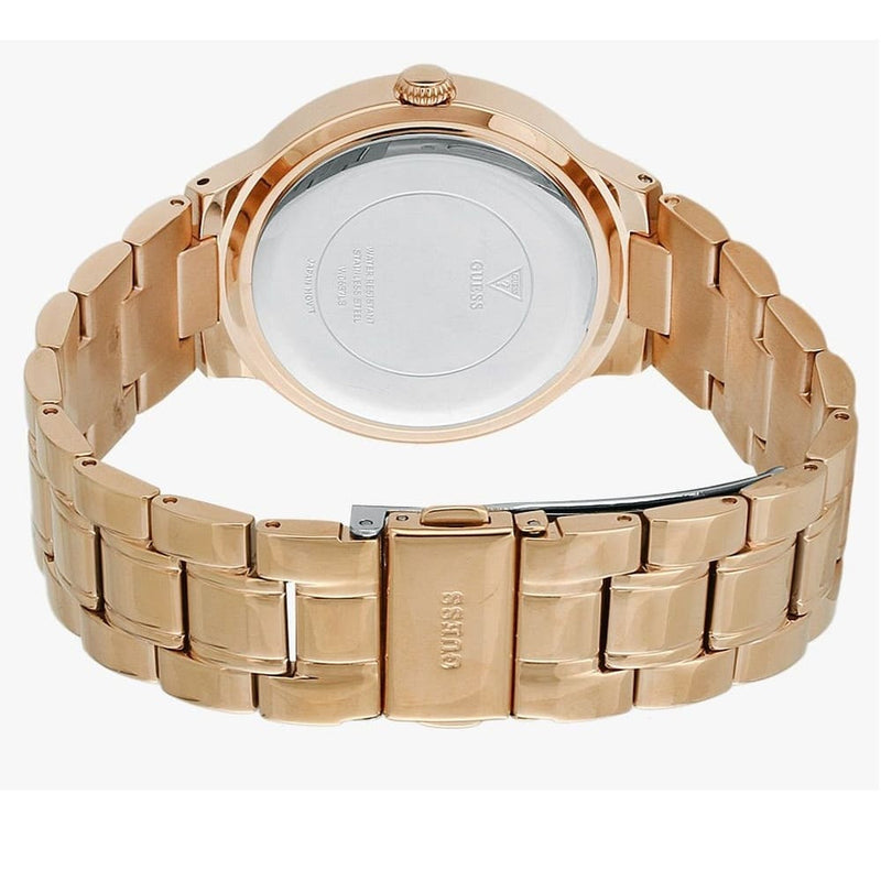 Guess Madison Diamonds White Dial Rose Gold Steel Strap Watch for Women - W0637L3 Buy Now By Guess