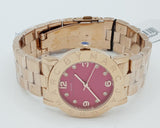 Marc Jacobs Amy Purple Dial Rose Gold Steel Strap Watch for Women - MBM8618 Buy Now By Marc Jacobs