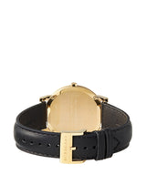 Burberry The City Gold Dial Black Leather Strap Watch for Men - BU2353 Buy Now By Burberry