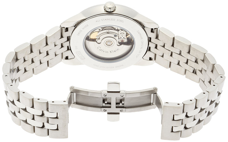 Calvin Klein Infinity Automatic Silver Dial Silver Steel Strap Watch for Men - K5S34146 Buy Now By Calvin Klein