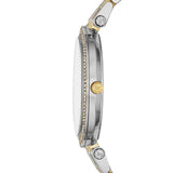 Michael Kors Darci Silver Dial Two Tone Stainless Steel Strap Watch for Women - MK3215 Buy Now By Michael Kors
