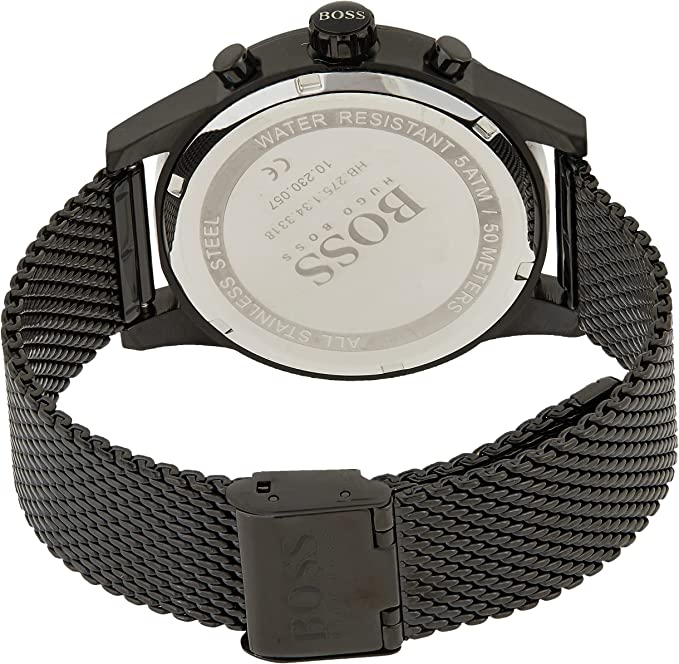 Hugo Boss Talent Gunmetal Dial Grey Mesh Bracelet Watch for Men - 1513637 Buy Now By Hugo Boss