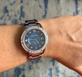 Bulova Marine Star Blue Dial Silver Steel Strap Watch for Women - 96R215 Buy Now By Bulova