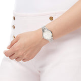 Shop Burberry The Classic Silver Dial Silver Steel Strap Watch for Women - BU10108 in USA