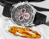 Tag Heuer Formula 1 Manchester United Special Edition Grey Dial Black Silicone Strap Watch for Men - CAZ101M.FT8024 Buy Now By Tag Heuer