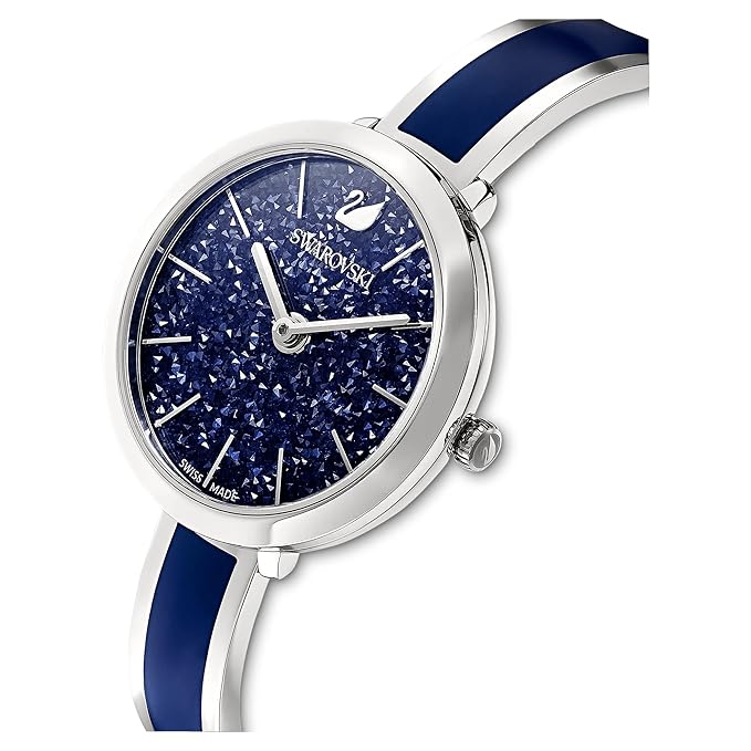 Swarovski Crystalline Delight Analog Blue Dial Two Tone Steel Strap Watch for Women - 5580533 Buy Now By Swarovski
