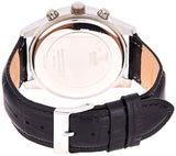 Guess Exec Chronograph Quartz Black Dial Black Leather Strap Watch for Men - W0076G1 Buy Now By Guess