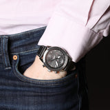 Hugo Boss Pilot Edition Black Dial Black Leather Strap Watch for Men - 1513853 Buy Now By Hugo Boss
