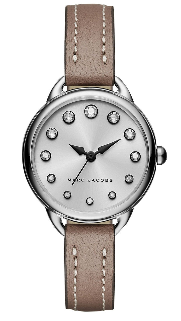 Shop Marc Jacobs Betty White Dial Brown Leather Strap Watch for Women - MJ1480 in USA