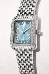 Michael Kors Emery Analog Three Hand Blue Dial Silver Steel Strap Watch for Women - MK4829 Buy Now By Michael Kors