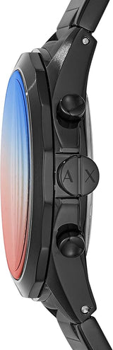 Armani Exchange Drexler Chronograph Black Dial Black Steel Strap Watch For Men - AX2615 Buy Now By Armani Exchange