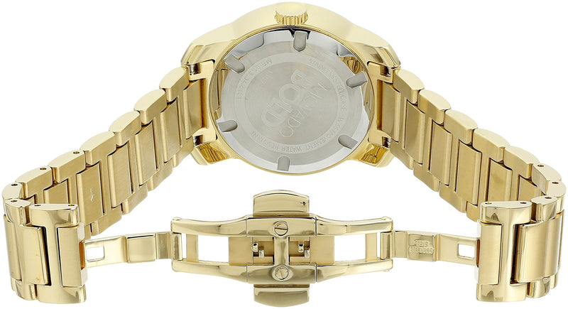 Shop Movado Bold Gold Dial Gold Steel Strap Watch for Women - 3600323 in USA