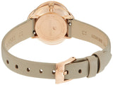 Shop Swarovski Crystal Flower Grey Dial Grey Leather Strap Watch for for Women - 5552424 in USA