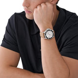 Michael Kors Everest Analog White Dial Brown Leather Strap Watch For Men - MK9092 Buy Now By Michael Kors