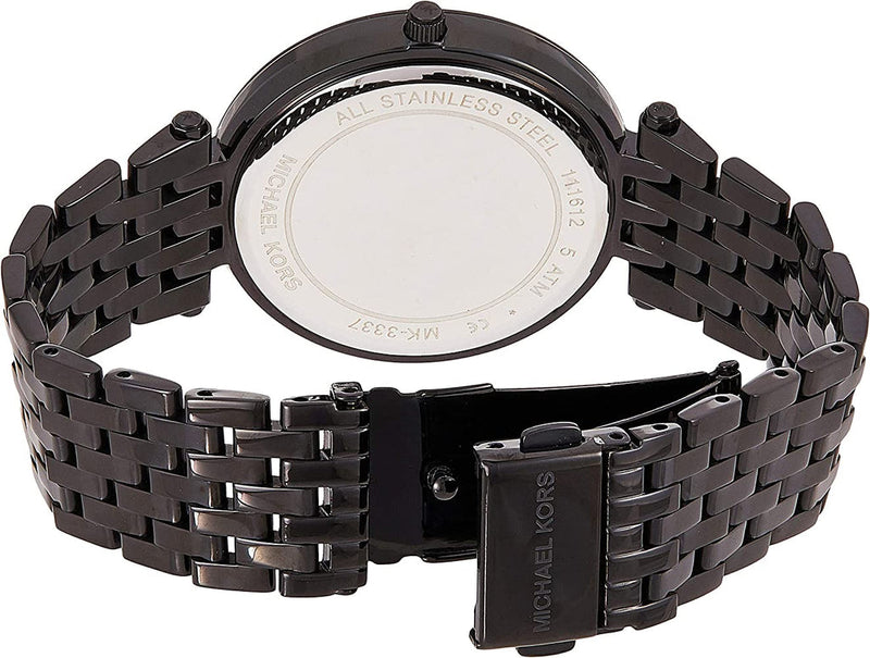 Michael Kors Darci Black Dial Black Steel Strap Watch for Women - MK3322 Buy Now By Michael Kors