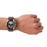 Fossil Coachman Chronograph Silver Dial Brown Leather Strap Watch for Men - CH2565 Buy Now By Fossil