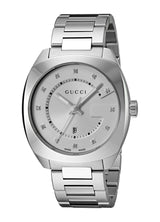 Gucci GG2570 Diamonds White Dial Silver Steel Strap Watch For Women - YA142403 Buy Now By Gucci