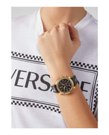 Versace Sports Tech Chronograph Black Dial Black Rubber Strap Watch for Men - VELT00119 Buy Now By Versace