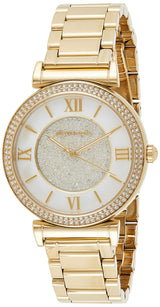 Michael Kors Catlin Mother of Pearl Dial Gold Steel Strap Watch for Women - MK3332 Buy Now By Michael Kors