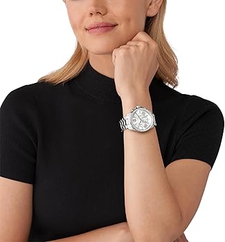 Michael Kors Wren Chronograph Silver Dial Silver Steel Strap Watch for Women - MK7429 Buy Now By Michael Kors