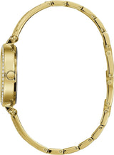 Guess Muse Crystals White Dial Rose Gold Steel Strap Watch For Women - W1008L2 Buy Now By Guess
