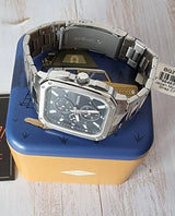 Fossil Inscription Multifunction Black Dial Silver Steel Strap Watch for Men - BQ2655 Buy Now By Fossil