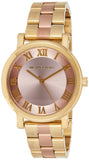 Michael Kors Norie Gold Dial Two Tone Steel Strap Watch for Women - MK3586