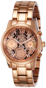 Guess Mini Sunrise Quartz Rose Gold Dial Rose Gold Steel Strap Watch For Women - W0448L9 Buy Now By Guess