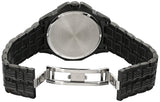 Bulova Octova Chronograph Black Crystal Dial Black Steel Strap Watch for Men - 98C134