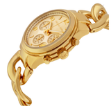 Michael Kors Runway Twist Gold Dial Gold Steel Strap Watch for Women - MK3131