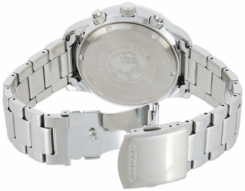 Citizen Eco Drive Chronograph Blue Dial Silver Stainless Steel Watch For Men - CA0690-88L Buy Now By Citizen