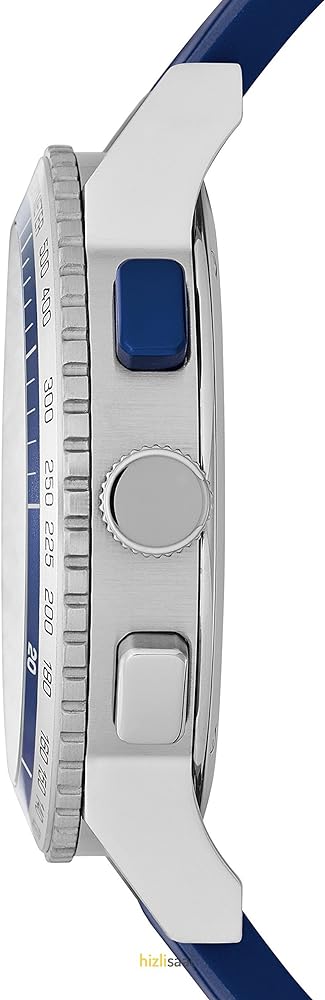 Burberry City Sport Chronograph White Dial Blue Rubber Strap Watch For Men - BU9808 Buy Now By Burberry