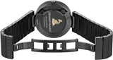 Gucci Interlocking G Quartz Gold Dial Black Steel Strap Watch For Women - YA133314 Buy Now By Gucci