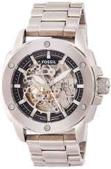 Fossil Modern Machine Automatic Silver Dial Silver Steel Strap Watch for Men - ME3081 Buy Now By Fossil