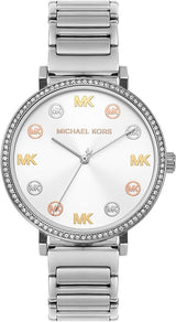 Michael Kors Addyson Quartz Silver Dial Silver Steel Strap Watch for Women - MK7417 Buy Now By Michael Kors