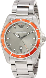 Emporio Armani Sigma Quartz Grey Dial Grey Steel Strap Watch For Men - AR11178 Buy Now By Emporio Armani