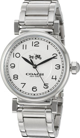 Coach Madison White Dial Silver Steel Strap Watch for Women - 14502394 Buy Now By Coach